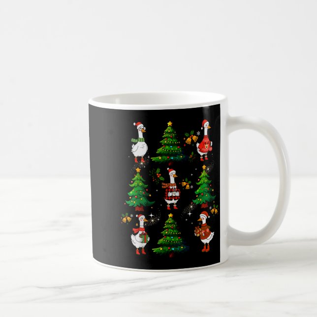 Mug Funny Retro Merry Goosemas Christmas Silly Goose X (Droite)