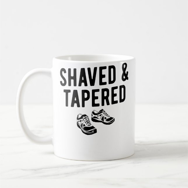 Mug Funny Running Shaved Tapered Distance Runner (Gauche)