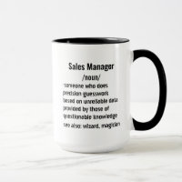 Funny Sales Manager Définition cadeaux pour hommes