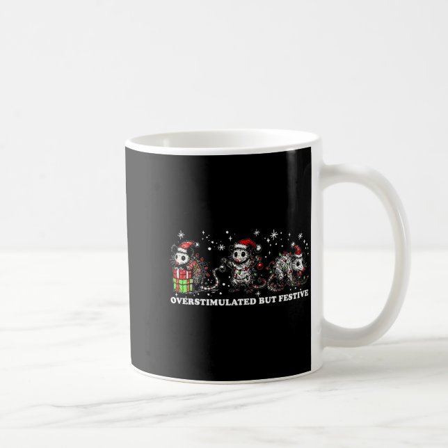 Mug Funny Santa Ossums Overstimulated But Festive Xmas (Droite)