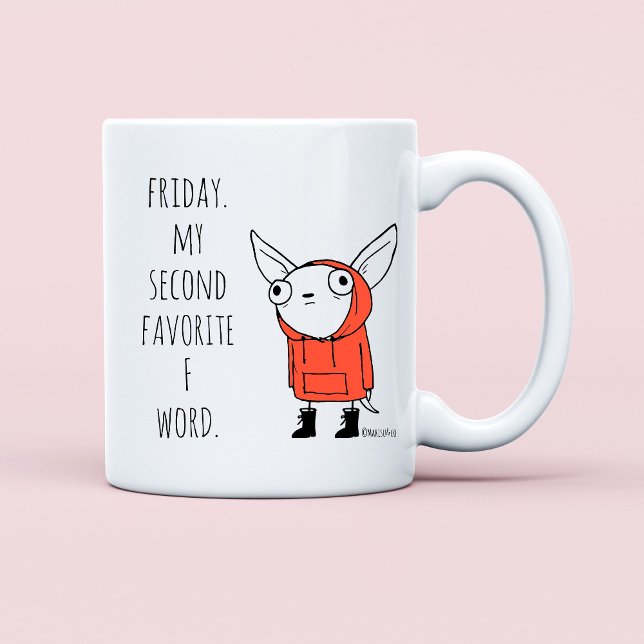 Mug Funny Saying Modern Coworker Friend Friday Quote (Créateur téléchargé)