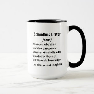 Mug Funny Schoolbus Driver Définition cadeaux