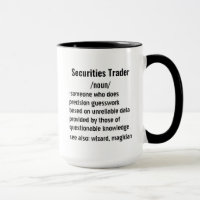 Funny Securities Trader Définition cadeaux pour ho