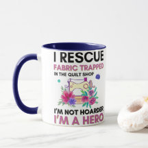 Funny Sewing Quote Vintage Floral Sewing Machine