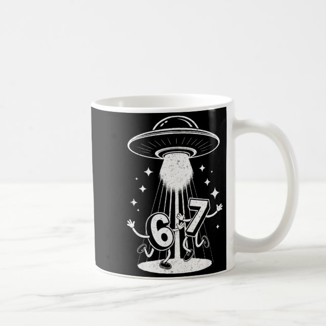 Mug Funny Six Seven 67 Meme Internet Meme Ufo Gen Alph (Droite)