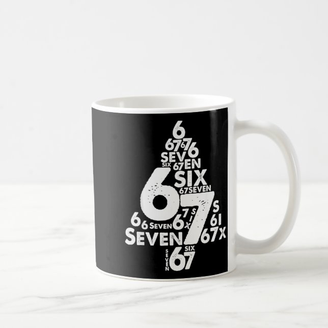 Mug Funny Six Seven 6 7 Christmas Tree Meme Christmas  (Droite)