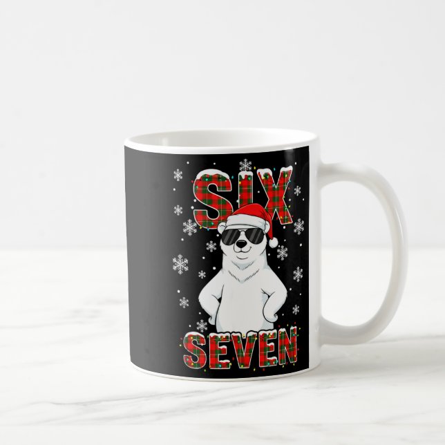 Mug Funny Six Seven Lar Bear Christmas 67 Santa Hat Wi (Droite)
