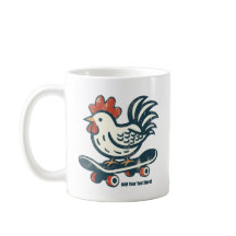 Funny Skateboard Farm poulet personnalisé