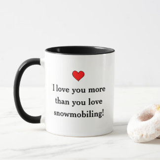 Mug Funny Snowmobiling Husband Gift
