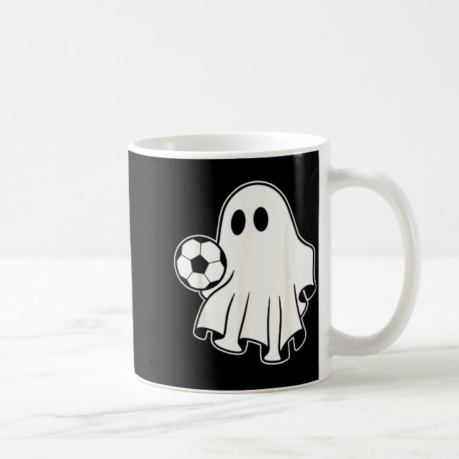 Mug Funny Soccer Ghost Playing Soccer Lovers Halloween (Droite)