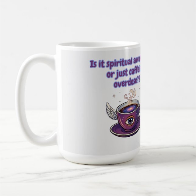 Mug Funny spiritual awakening (Gauche)