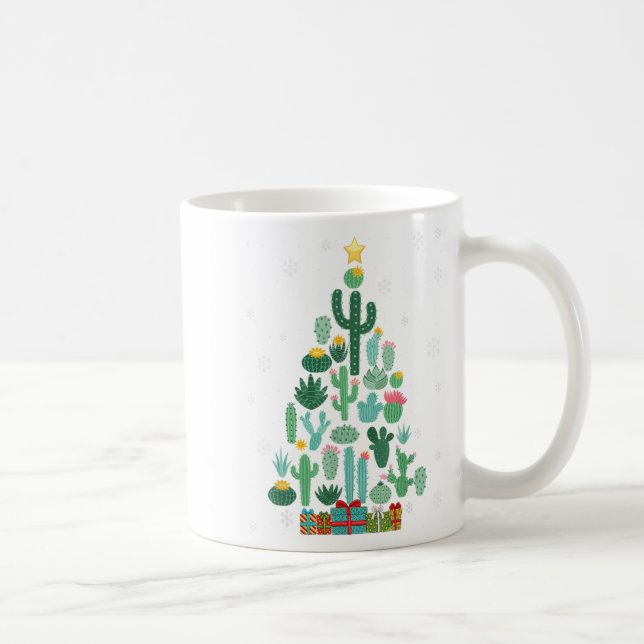 Mug Funny Succulent Jardin de Noël Cactus Gardener (Droite)