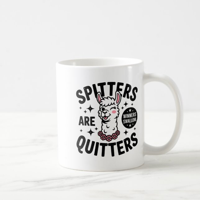 Mug Funny Swap Stters Are Quitters Embarring  (Droite)