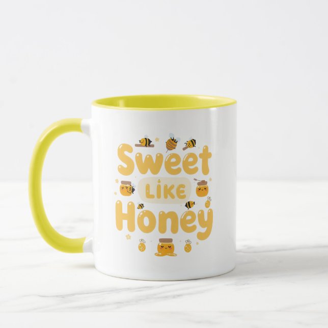 Mug Funny "Sweet Like Honey" Bumblebee (Gauche)