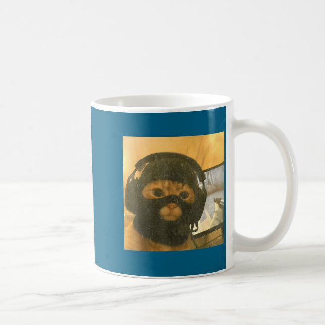 Mug Funny Tactical Gamer Cat Meme Graphic  (Droite)