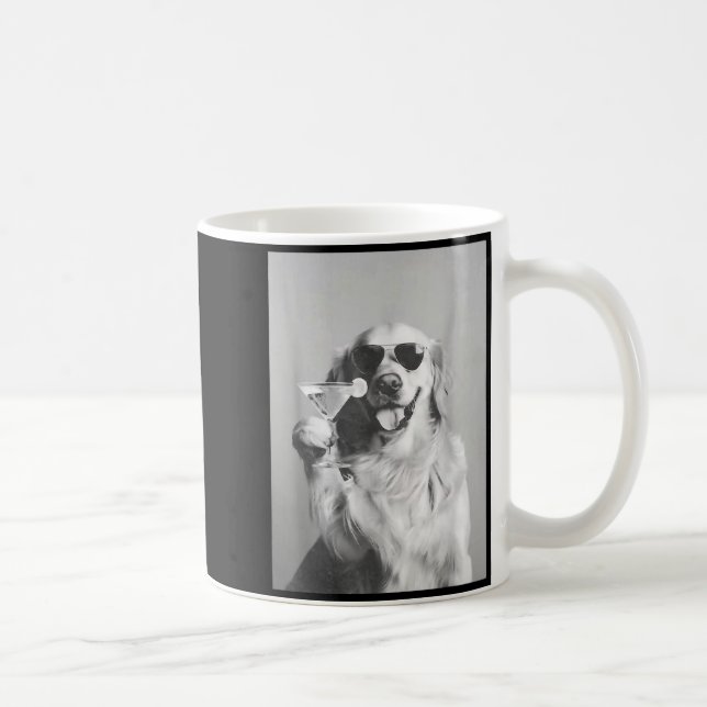 Mug Funny Tail Dog Golden Retriever With Sungles Marti (Droite)