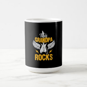 Mug Funny This Grandpa Rocks Music Rock