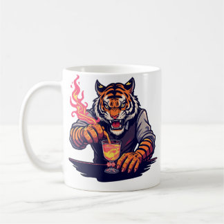 Mug Funny Tiger Bartender T-Shirt | Gift for Bartender