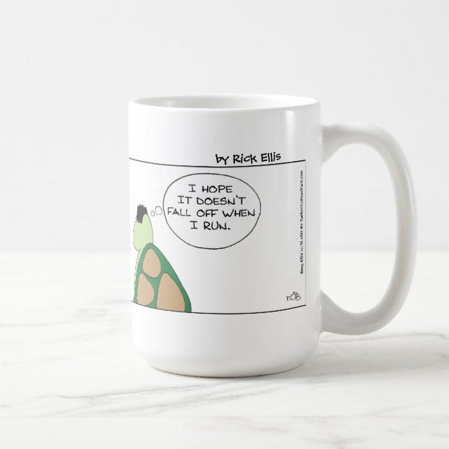 Mug Funny Tortoise et la Coiffure (Droite)