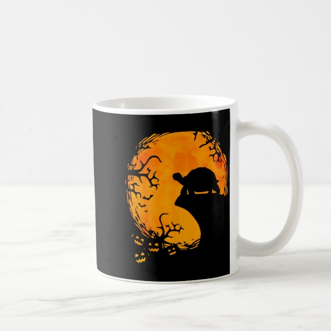 Mug Funny Tortoise Halloween Silhouette Soky Tortoise  (Droite)