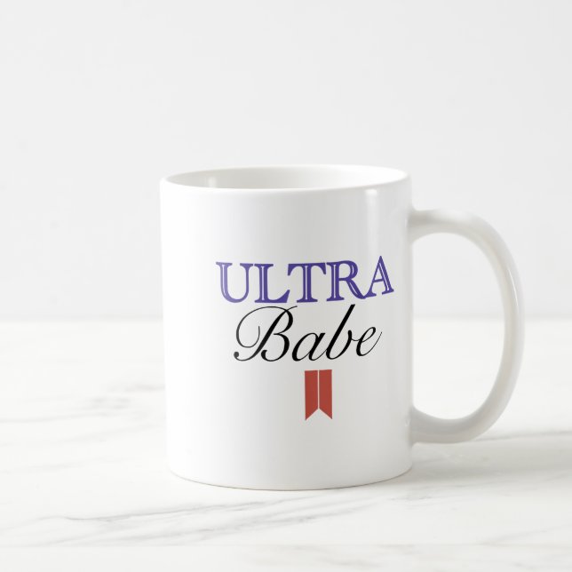 Mug Funny Ultra Babe Funny Patriotic Quote  (Droite)