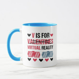 Mug Funny V est pour la réalité virtuelle Saint Vale