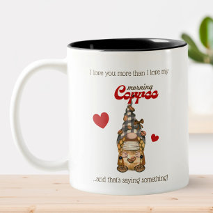 Mug Funny Valentine – Gnome du café pour lui