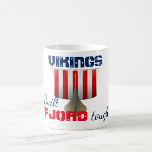 Mug Funny Viking Ship "Fjord Tough"