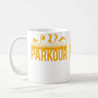 Mug Funny Vintage Parkour Running Christmas Gift Kid