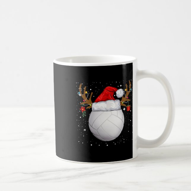 Mug Funny Volley Santa Hat (Droite)