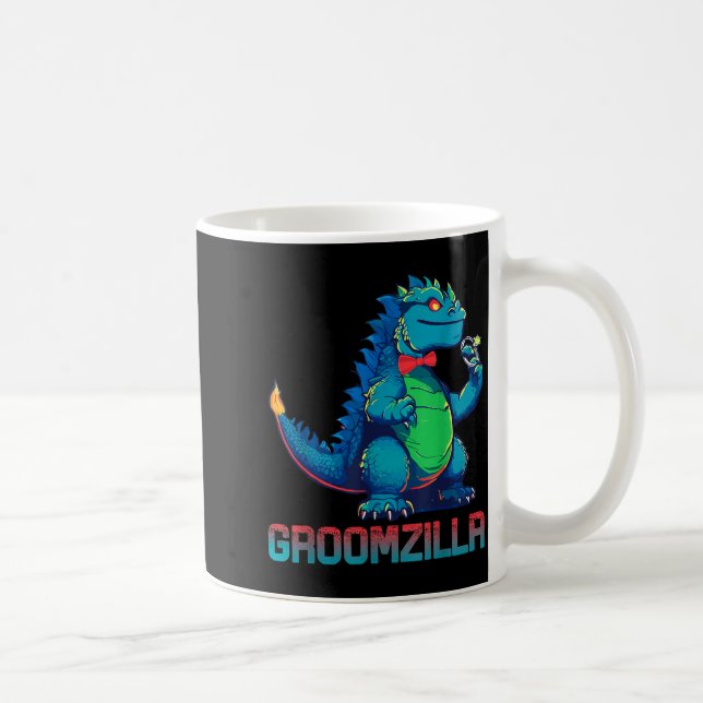 Mug Funny Weding Groomzilla Design For Party  (Droite)