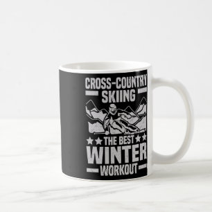 Mug Funny Winter Sport Snow Ski de fond Aspa