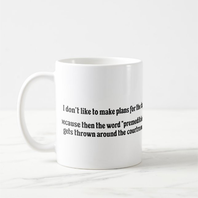 Mug Funnymug, drôle-défense, cadeau-pour elle, cadeau- (Gauche)