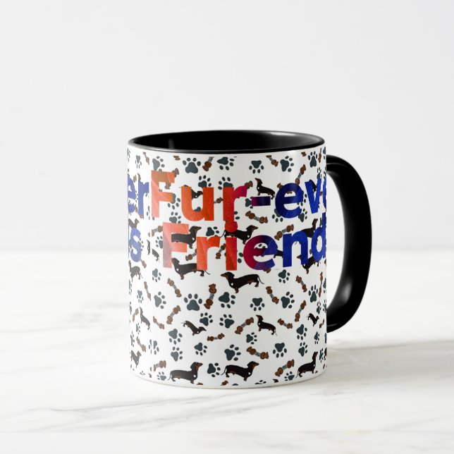 Mug Fur-Ever Friends  (Devant droit)