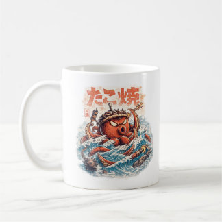 Mug Furie de Samouraï Pieuvre – Art Océanique Inspiré