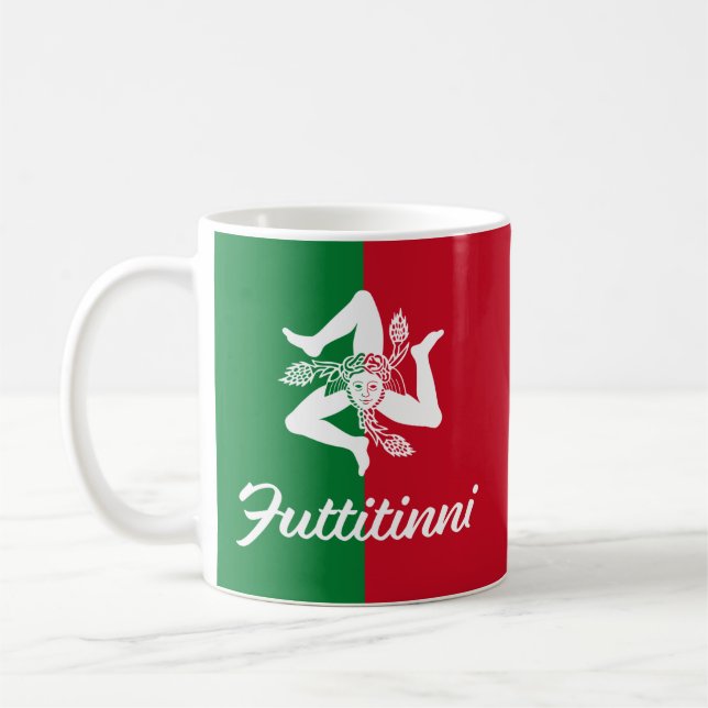 Mug Futtitinin Sicile Trinacria (Gauche)