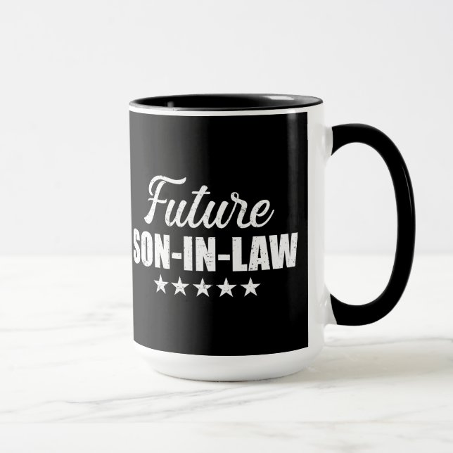 Mug Futur gendre pour mariage et fiançailles (Droite)