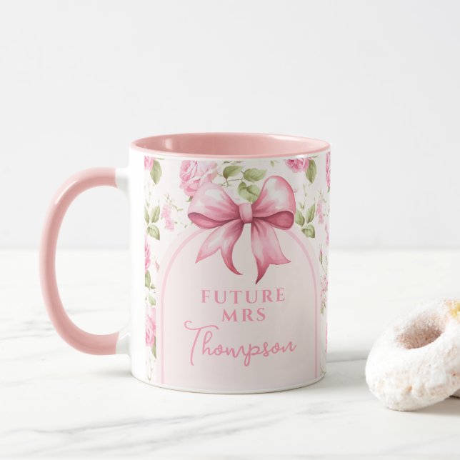 Mug Futur Mme Coquette Baby Shower | Future Mme (Avec donut)