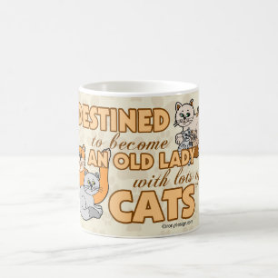 Mug Future Madame folle Funny Saying Design de chat