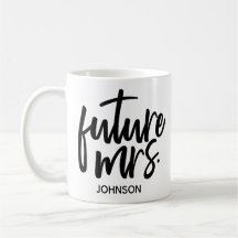Future Mme, cadeau de mariage, future mariée