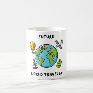 Mug Future World Traveller Adventure Keepsaké