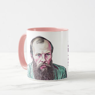 Mug Fyodor Dostoyevsky cite la crise existentielle