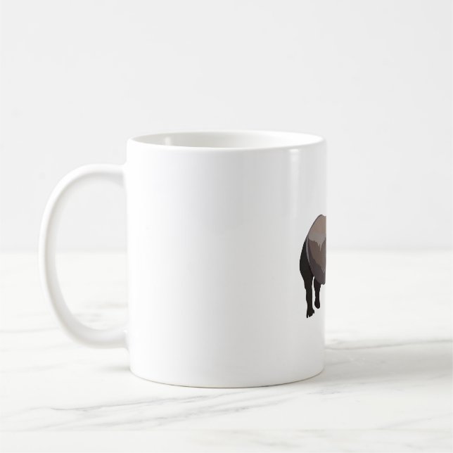 Mug G est pour le rhinocéros à une corne (Gauche)