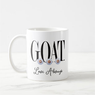 Mug "G.O.A.T. MOM" Avec Daisy Art