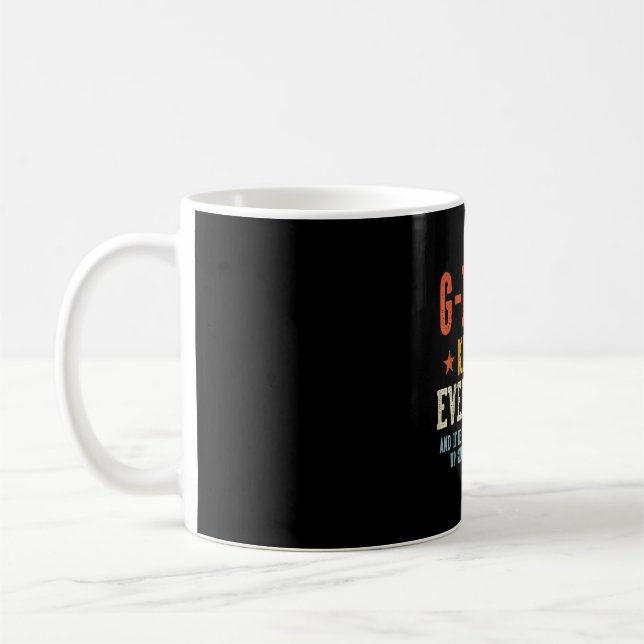 Mug G-papa sait tout fête des pères rétro (Gauche)