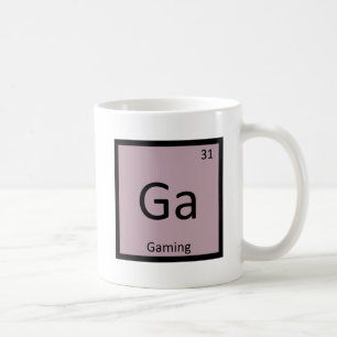 Mug Ga - Jeux de jeux Chimie Symbole du tableau périod