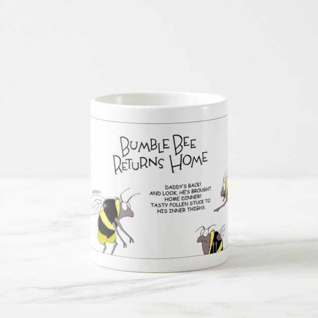 Mug Gaffez les retours d'abeille à la maison (Centre)