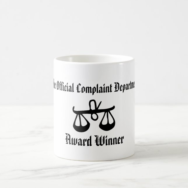 Mug Gagnant de récompense de plainte (Centre)