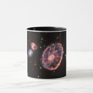 Mug Galaxie du Cartwheel, télescope spatial James-Webb