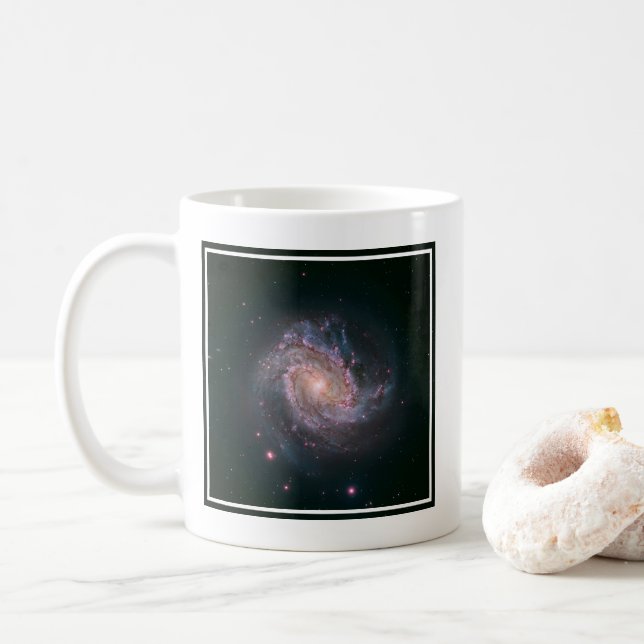 Mug Galaxie spirale barrée Messier 83.2 (Avec donut)